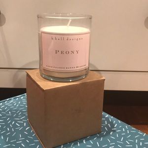 k. hall designs PEONY candle